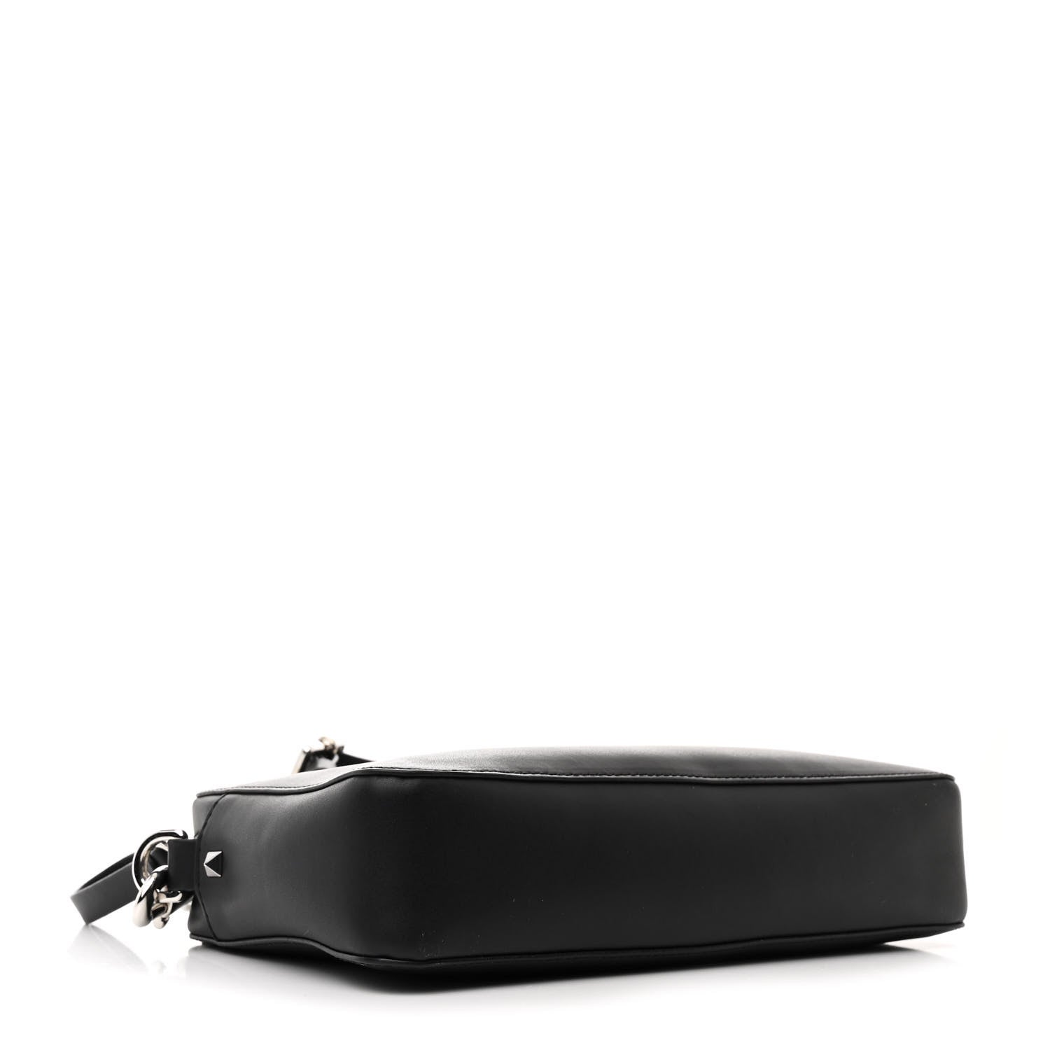 Valentino Garavani Calfskin VLTN Print Crossbody Bag Black 4 of 9