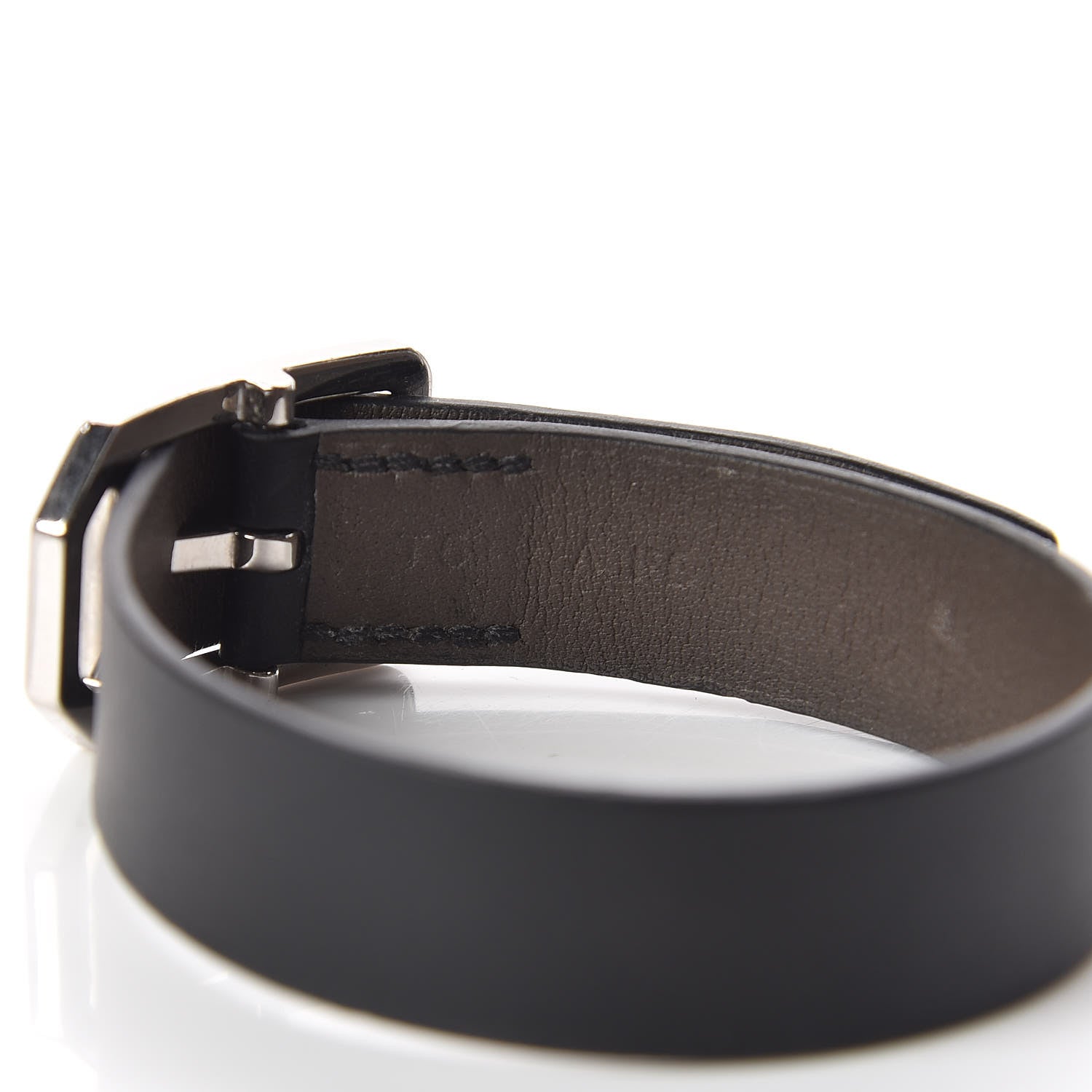 Hermes Chamonix Swift Paddock Bracelet T5 Black Etain 4 of 6