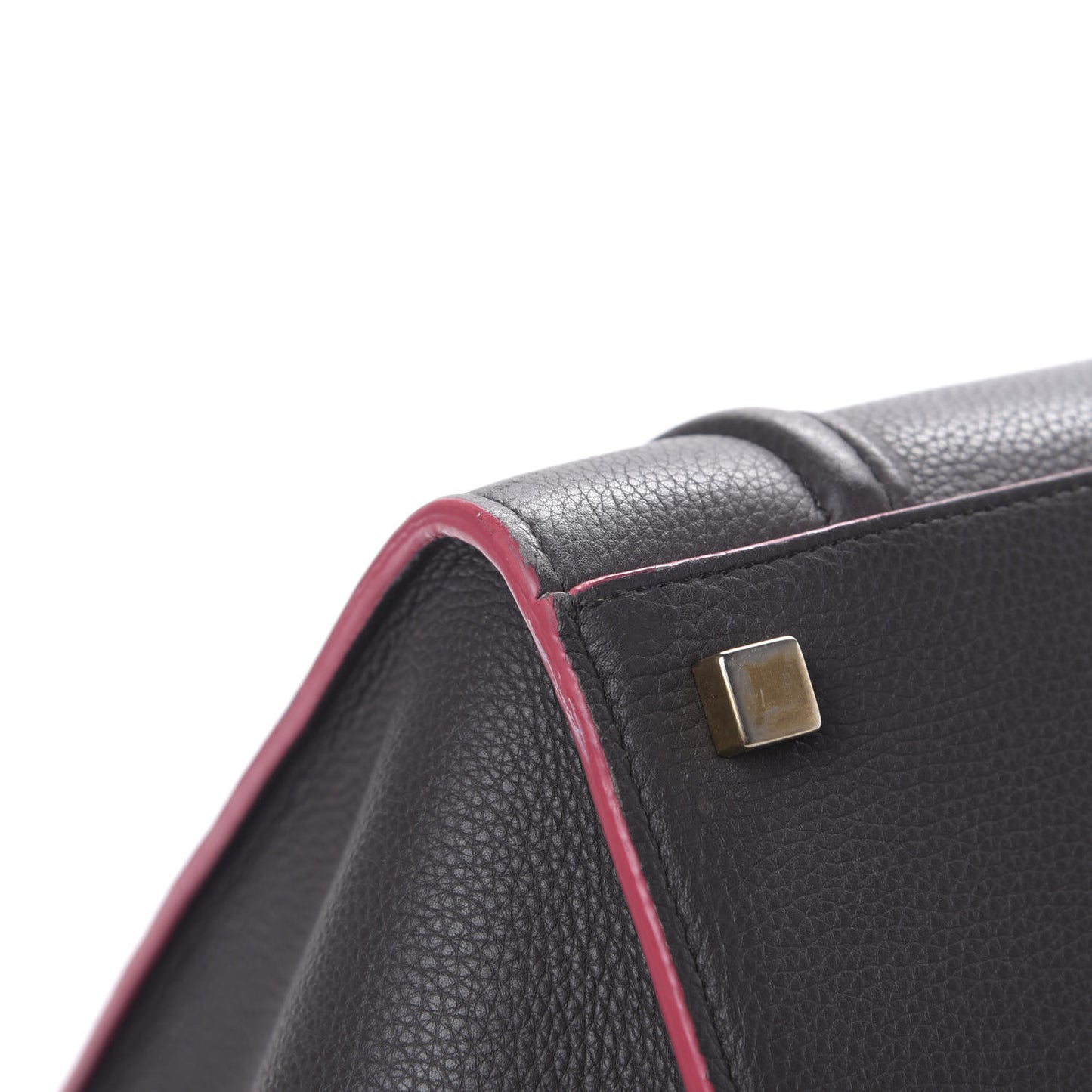 Baby Grained Calfskin Medium Phantom Luggage Dark Taupe