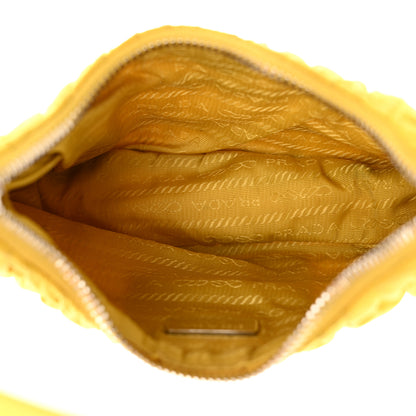 Prada Tessuto Nylon Gaufre Shoulder Bag Giallo 5 of 14