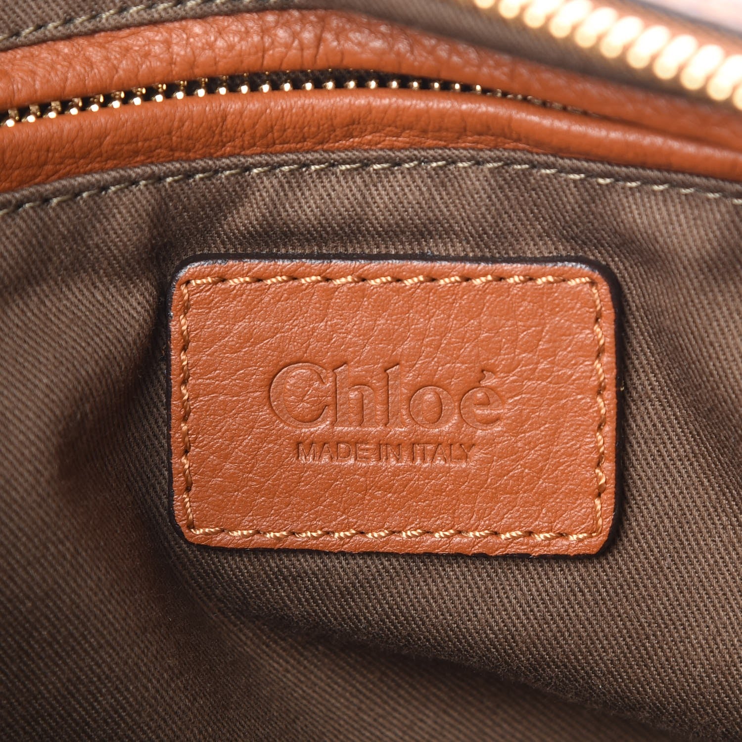 Chloe Calfskin Medium Marcie Satchel Tan 7 of 12