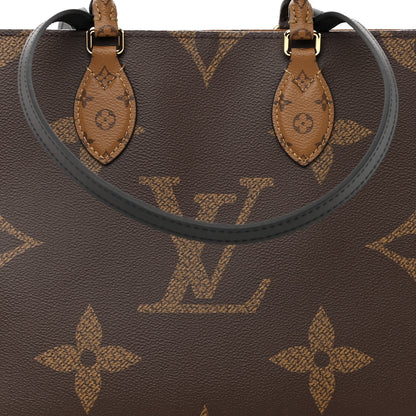 Louis Vuitton Reverse Monogram Giant Onthego MM 7 of 9