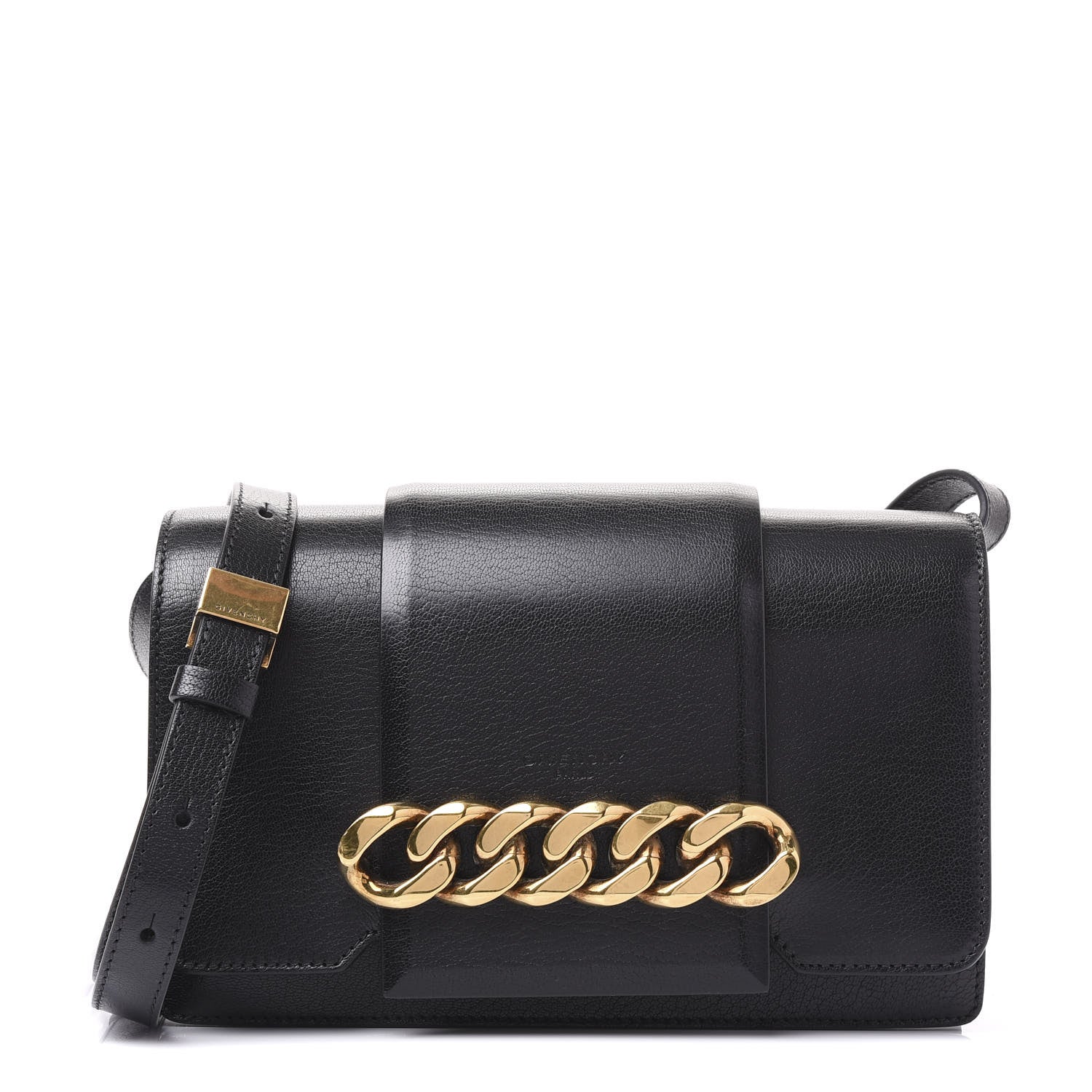 Givenchy Goatskin Infinity Flap Bag Black 1 of 10