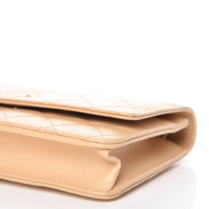 Chanel Caviar Quilted Wallet On Chain WOC Beige Clair 6 of 11