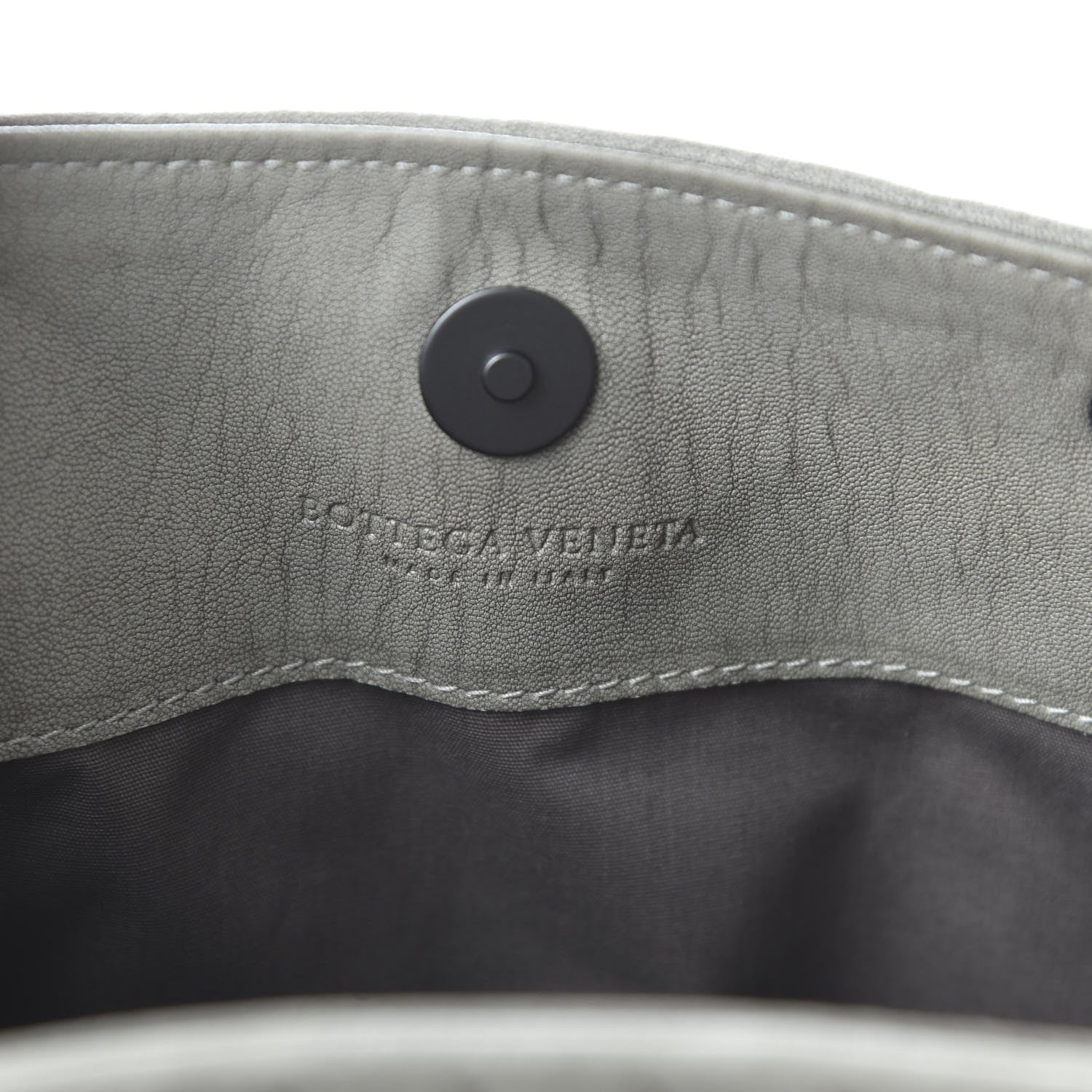 Bottega Veneta Nappa Intrecciato Woven Tote Fume Cement 8 of 9