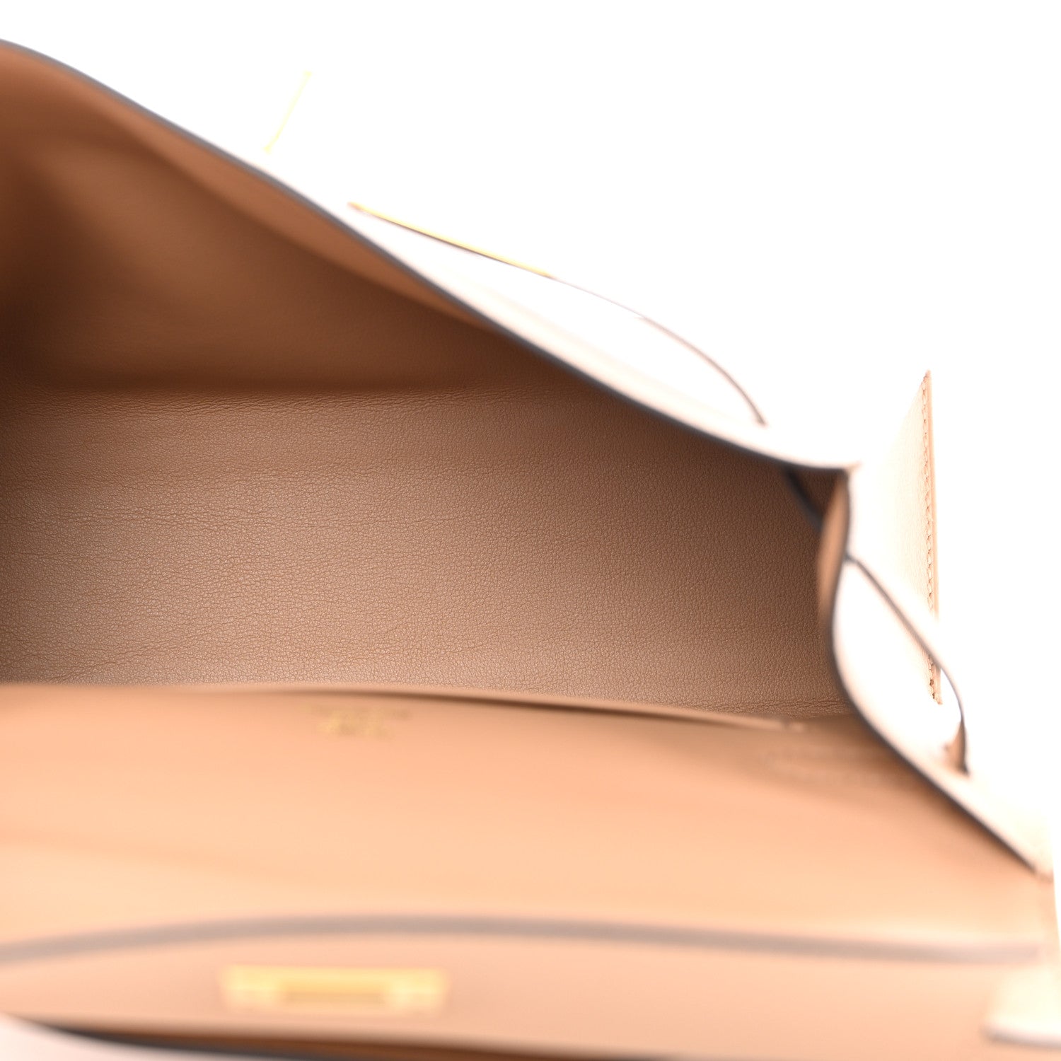 Hermes Swift Kelly Pochette Clutch Chai 5 of 10