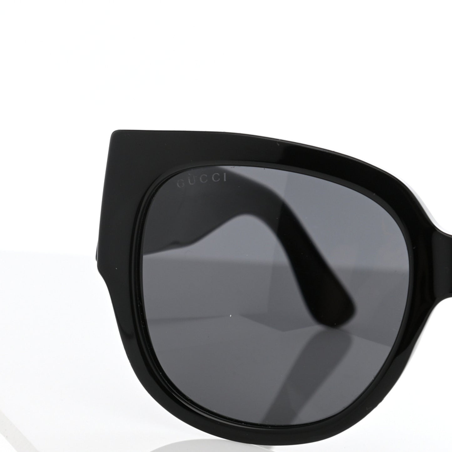 Acetate Square Frame Sunglasses GG0142SA Black