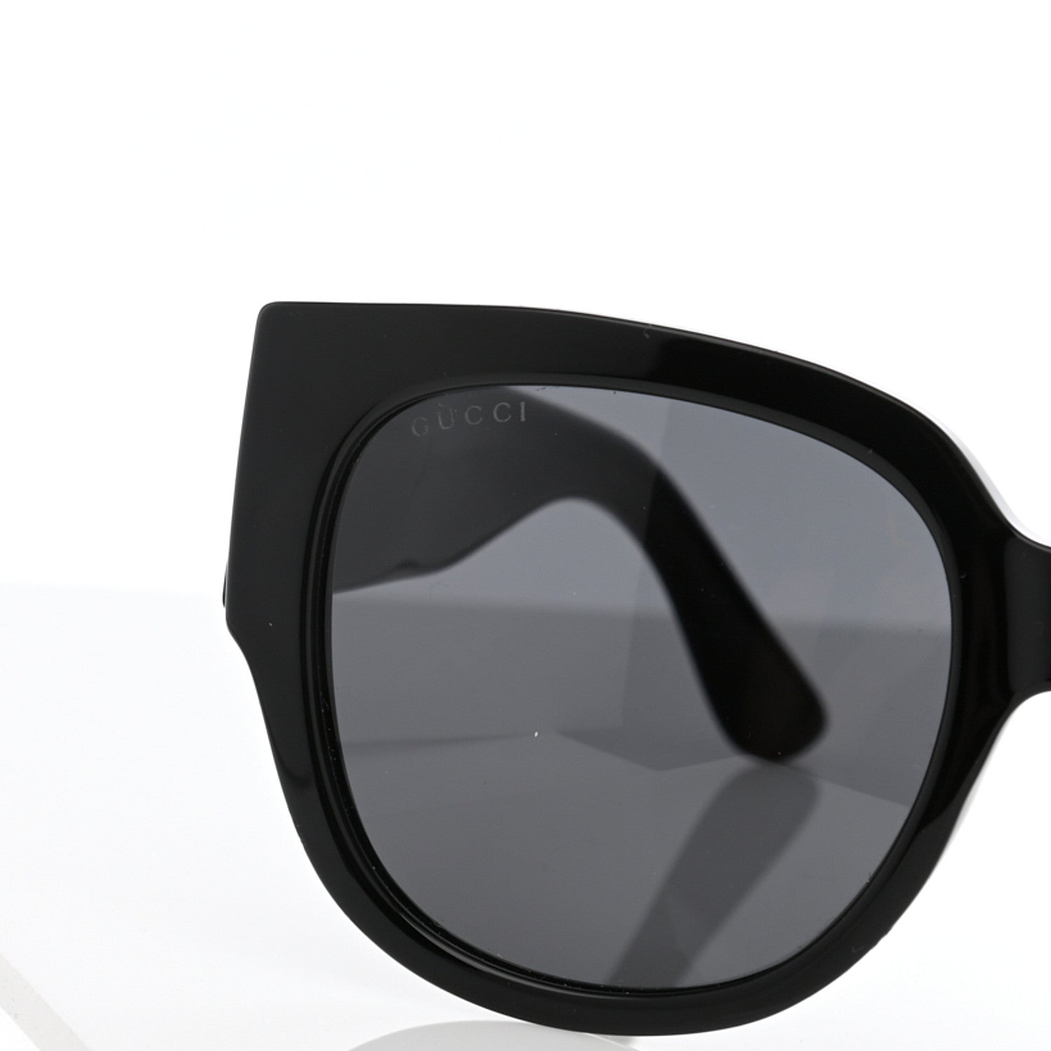 Gucci Acetate Square Frame Sunglasses GG0142SA Black 14 of 14