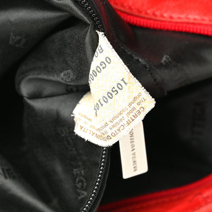 Bottega Veneta Nappa Intrecciato Shoulder Bag Red 6 of 12