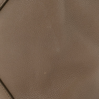Celine Grained Calfskin Medium Horizontal Cabas Phantom Taupe 15 of 15