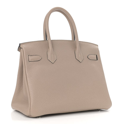 Hermes Togo Birkin 30 Gris Tourterelle 2 of 10