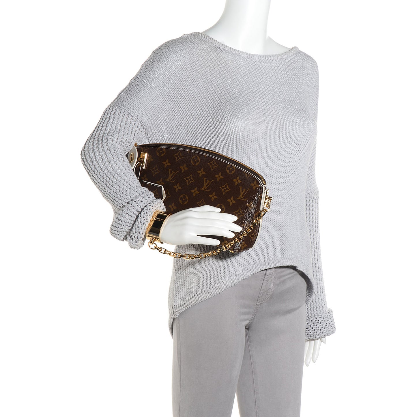 Monogram Fetish Lockit Clutch