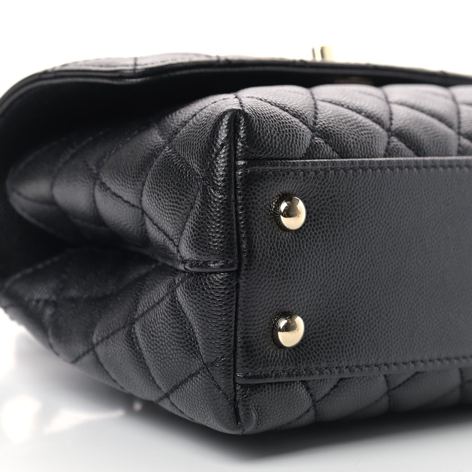 Chanel Caviar Quilted Mini Coco Handle Flap Black 7 of 8