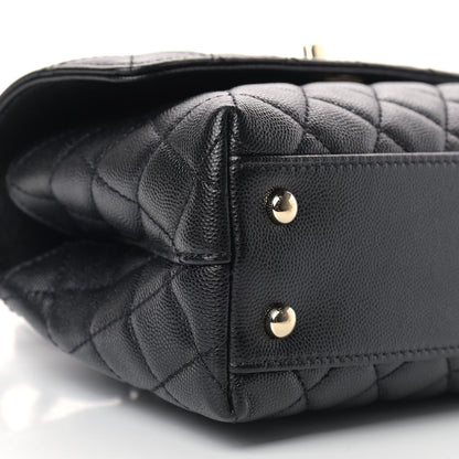 Chanel Caviar Quilted Mini Coco Handle Flap Black 7 of 8