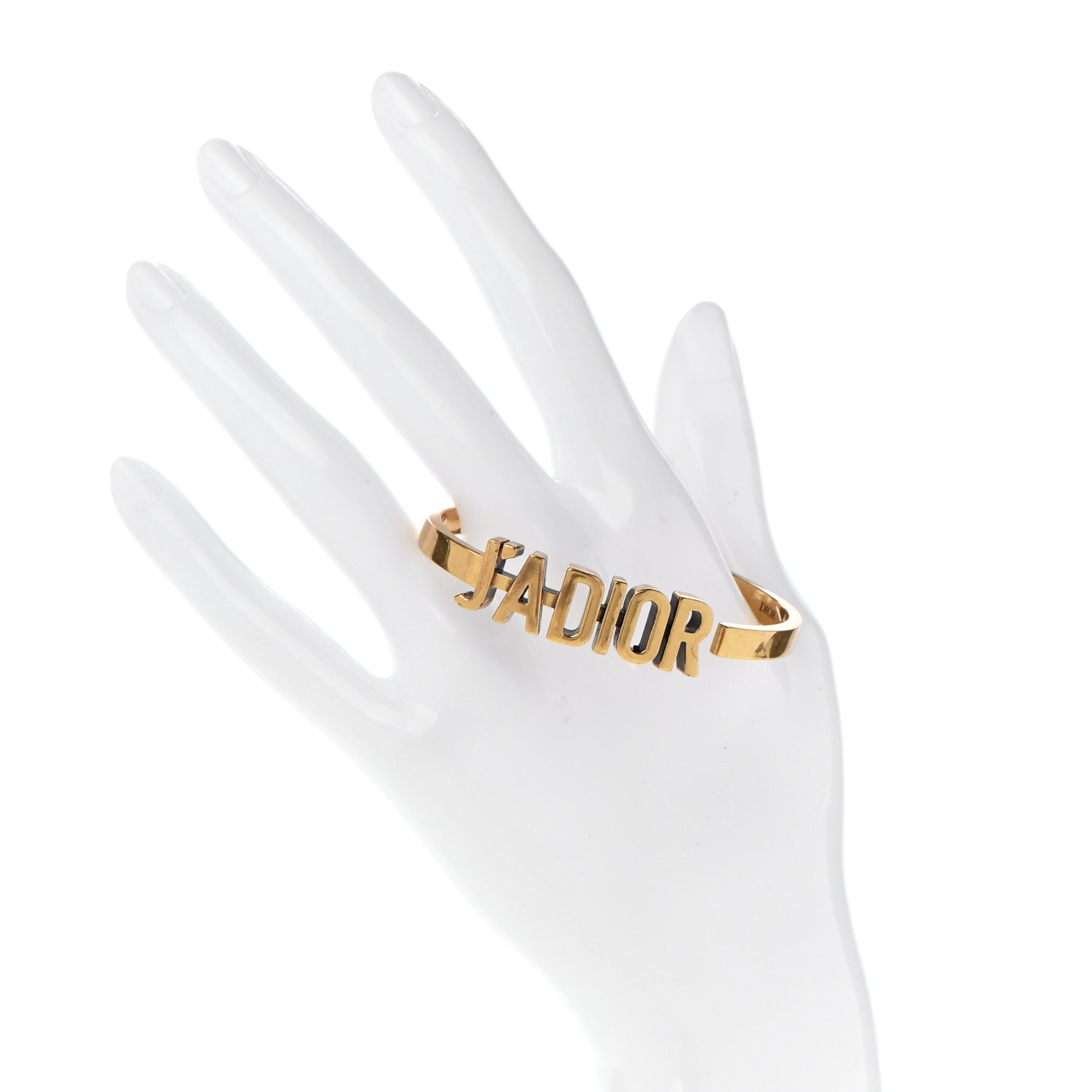 Christian Dior Metal J'Adior Bracelet Cuff Gold 2 of 4