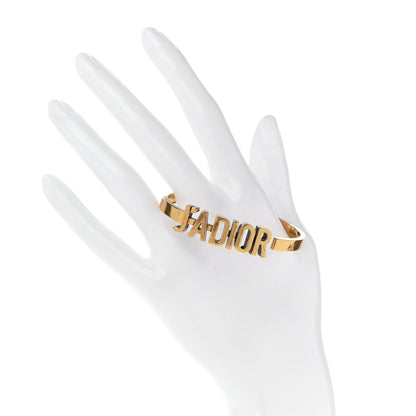 Christian Dior Metal J'Adior Bracelet Cuff Gold 2 of 4