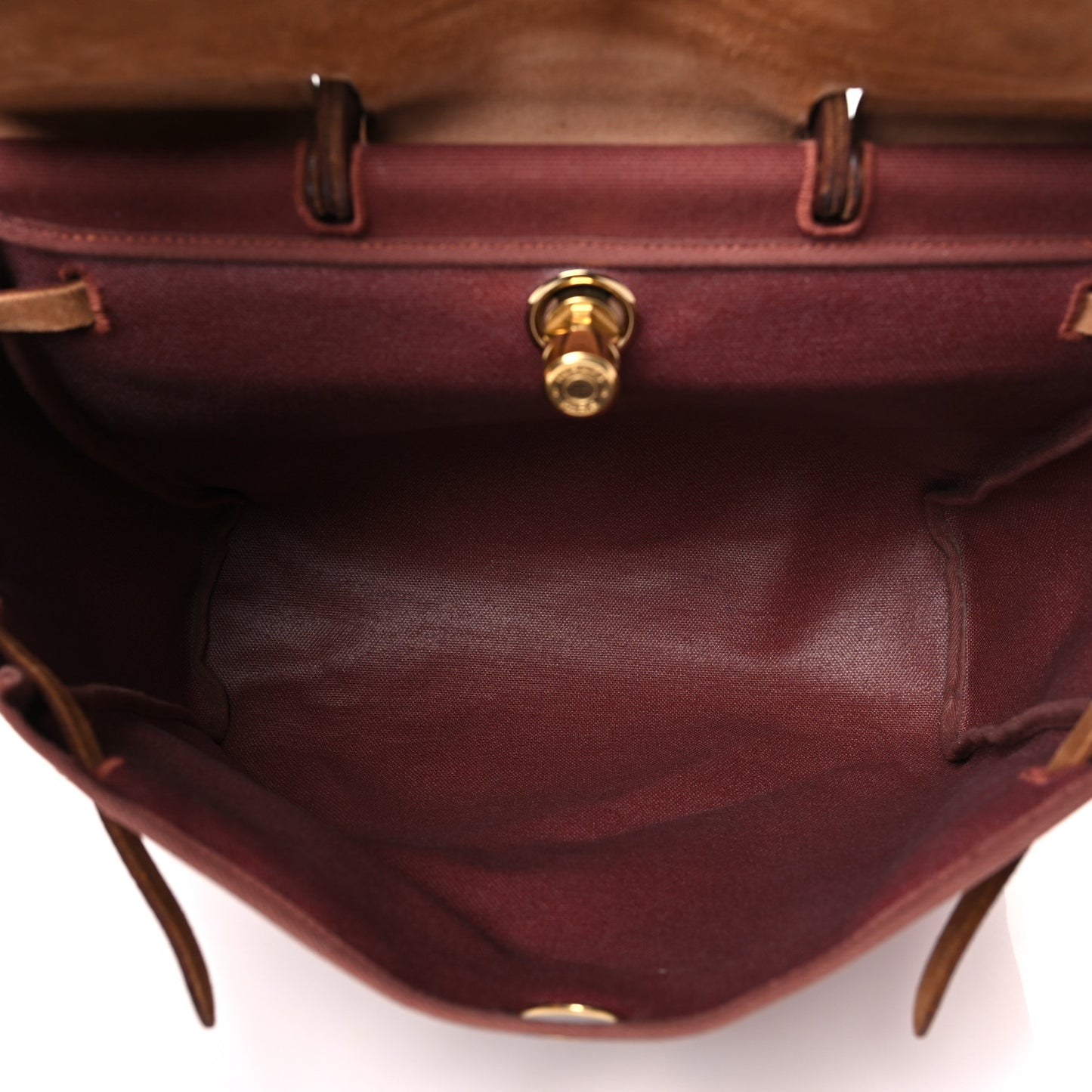 Toile Calfskin Herbag 39 GM Rouge H