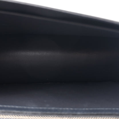 Christian Dior Metallic Patent Micro-Cannage Medium Diorama Flap Bag Silver 5 of 10