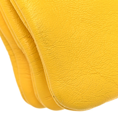Celine Lambskin Small Trio Crossbody Bag Fluo Yellow 11 of 16