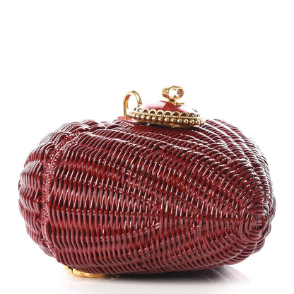 Dolce & Gabbana Painted Wicker Heart Box Rosso 3 of 9