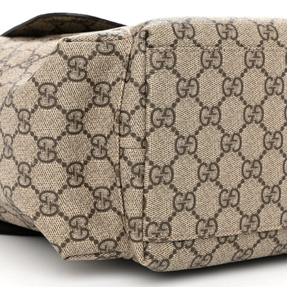 Gucci GG Plus Monogram Messenger Diaper Bag Dark Brown 9 of 10