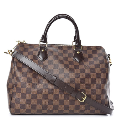Louis Vuitton Damier Ebene Speedy Bandouliere 30 1 of 10