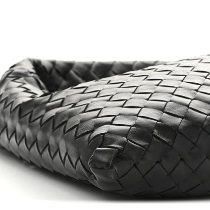 Bottega Veneta Calfskin Intrecciato Small Hop Black 9 of 10
