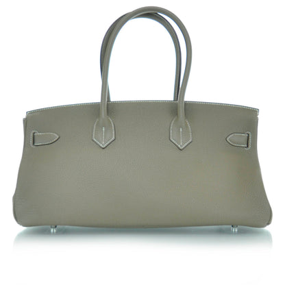 Hermes Taurillon Clemence JPG Shoulder Birkin II 42 Etoupe 3 of 9