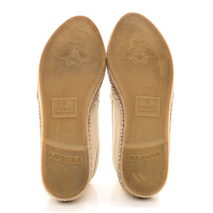 Gucci Canvas Logo Espadrilles Greggio 38 White 6 of 8