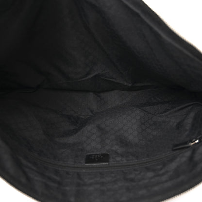 Gucci Nylon Calfskin Large Messenger Bag Black 9 of 27