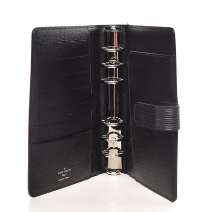 Louis Vuitton Epi Medium Ring Agenda Cover Black 5 of 10