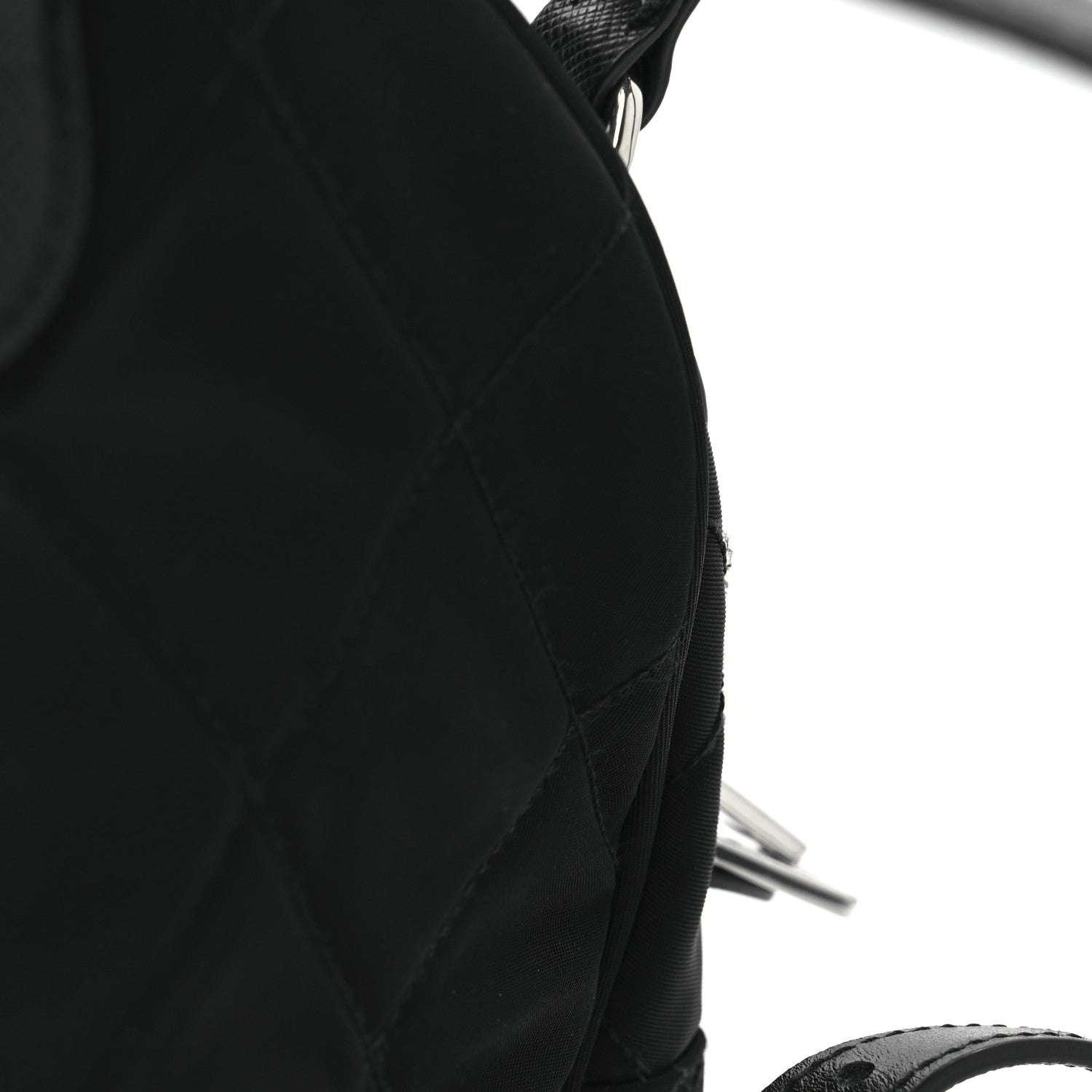 Prada Nylon Tessuto Impuntu Quilted Backpack Black 13 of 13