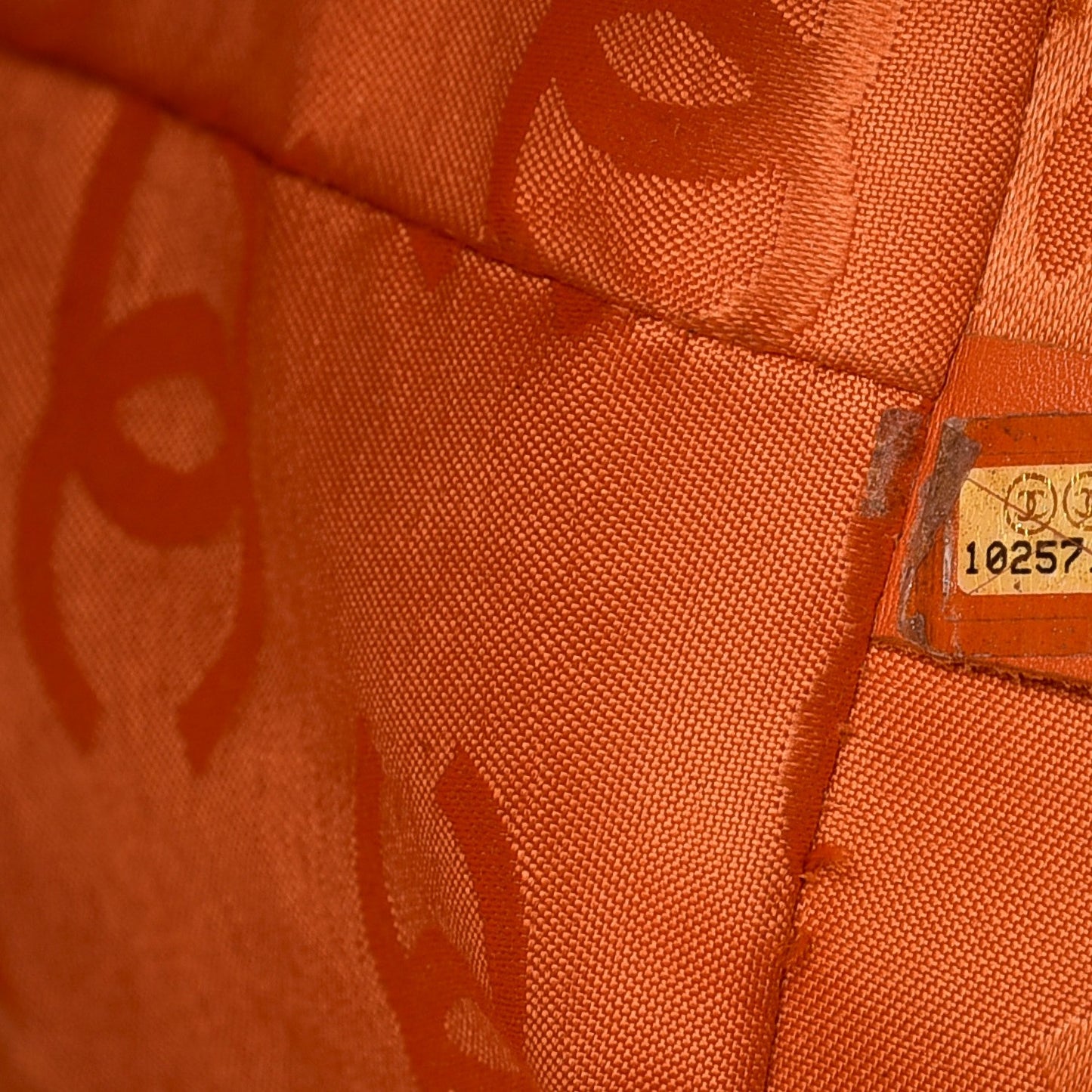 Calfskin Quilted Large Cambon Tote Brown