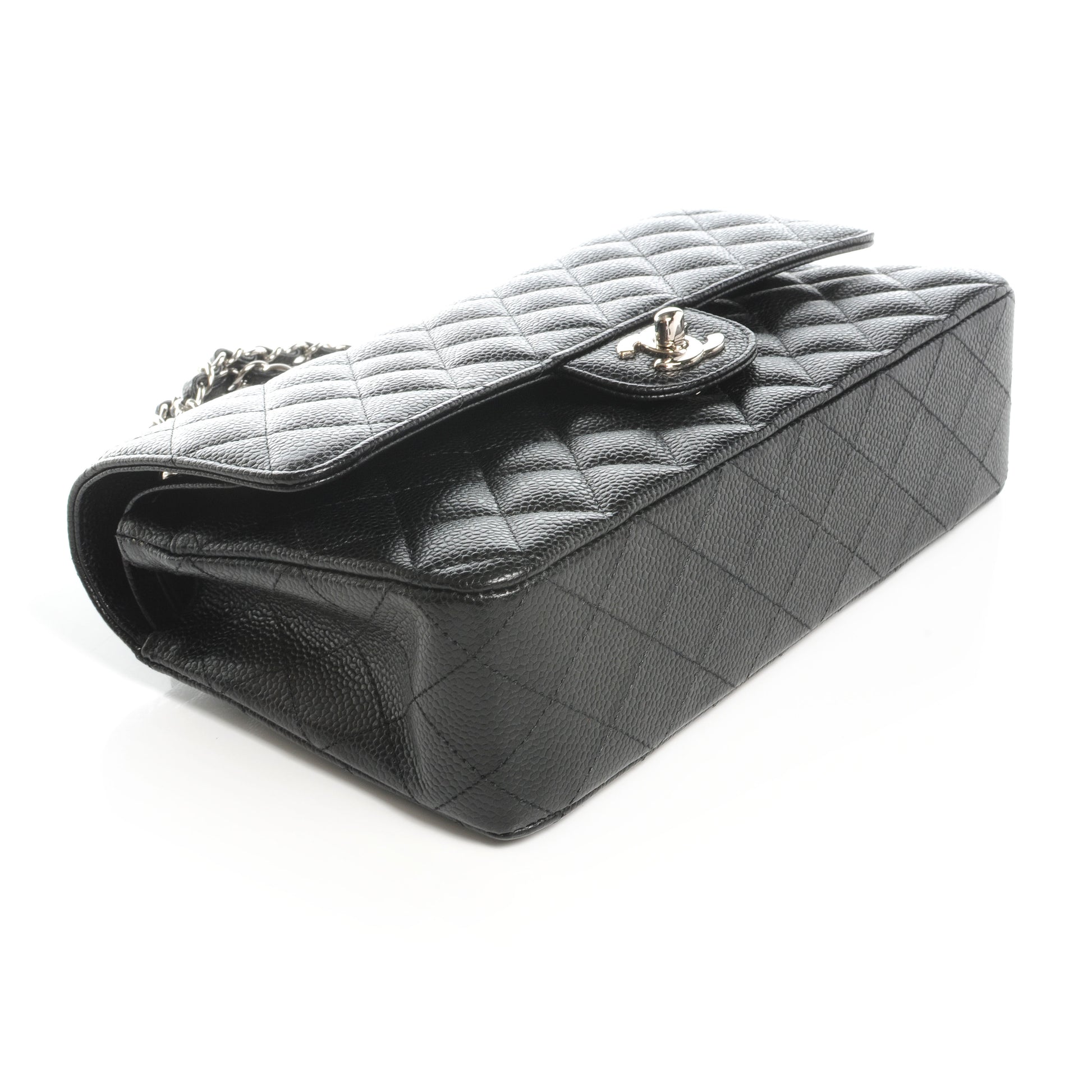 Chanel Caviar Quilted Medium Double Flap Black 4 of 11