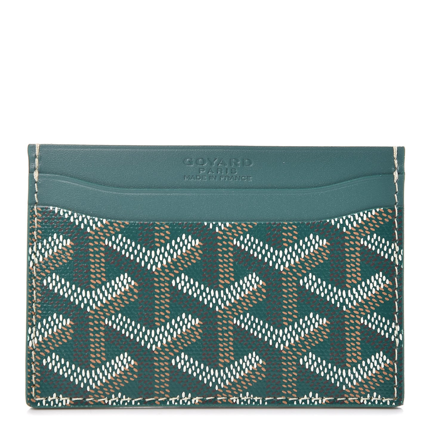 Goyardine Saint Sulpice Card Holder Green