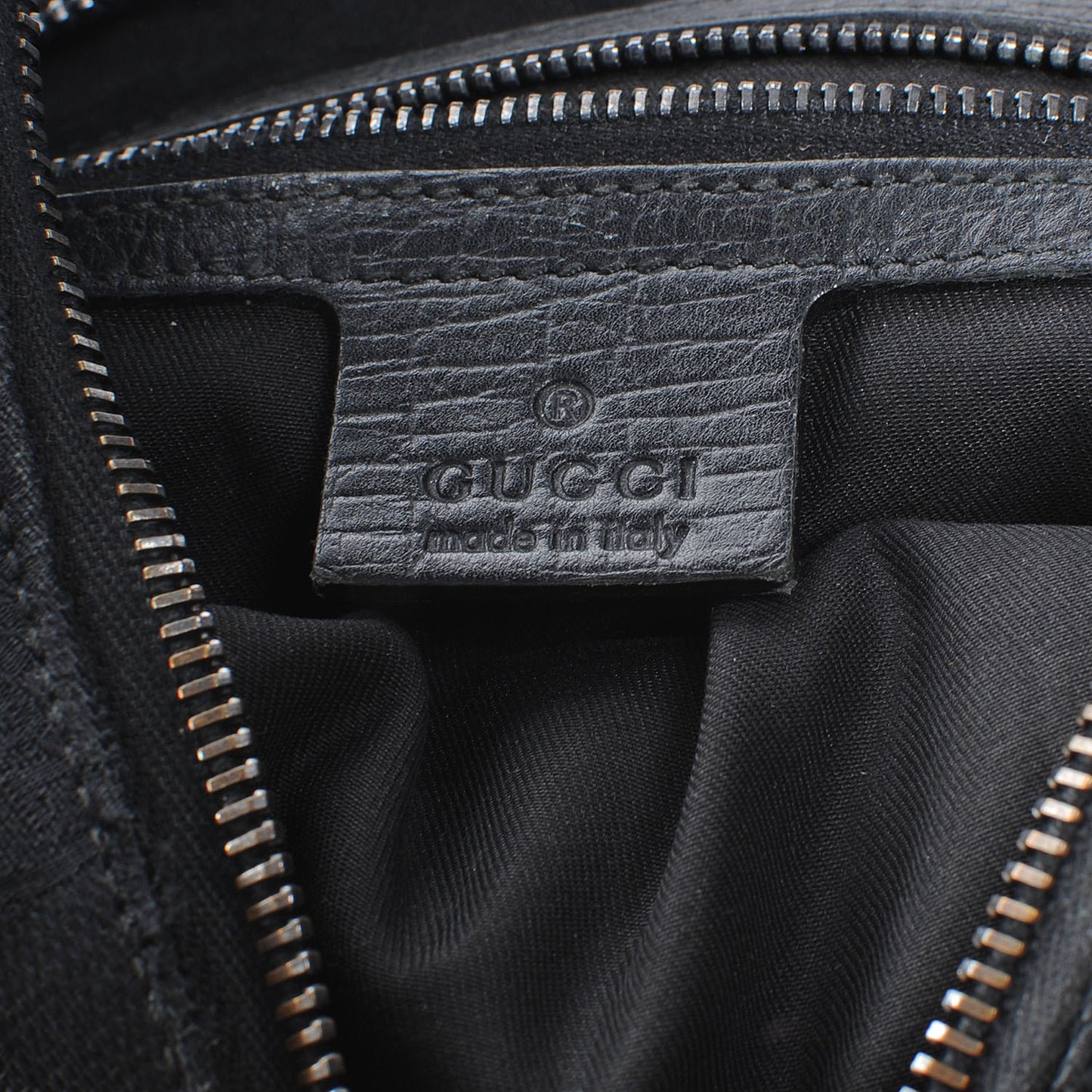 Monogram GG Medium Horsebit Chain Hobo Black
