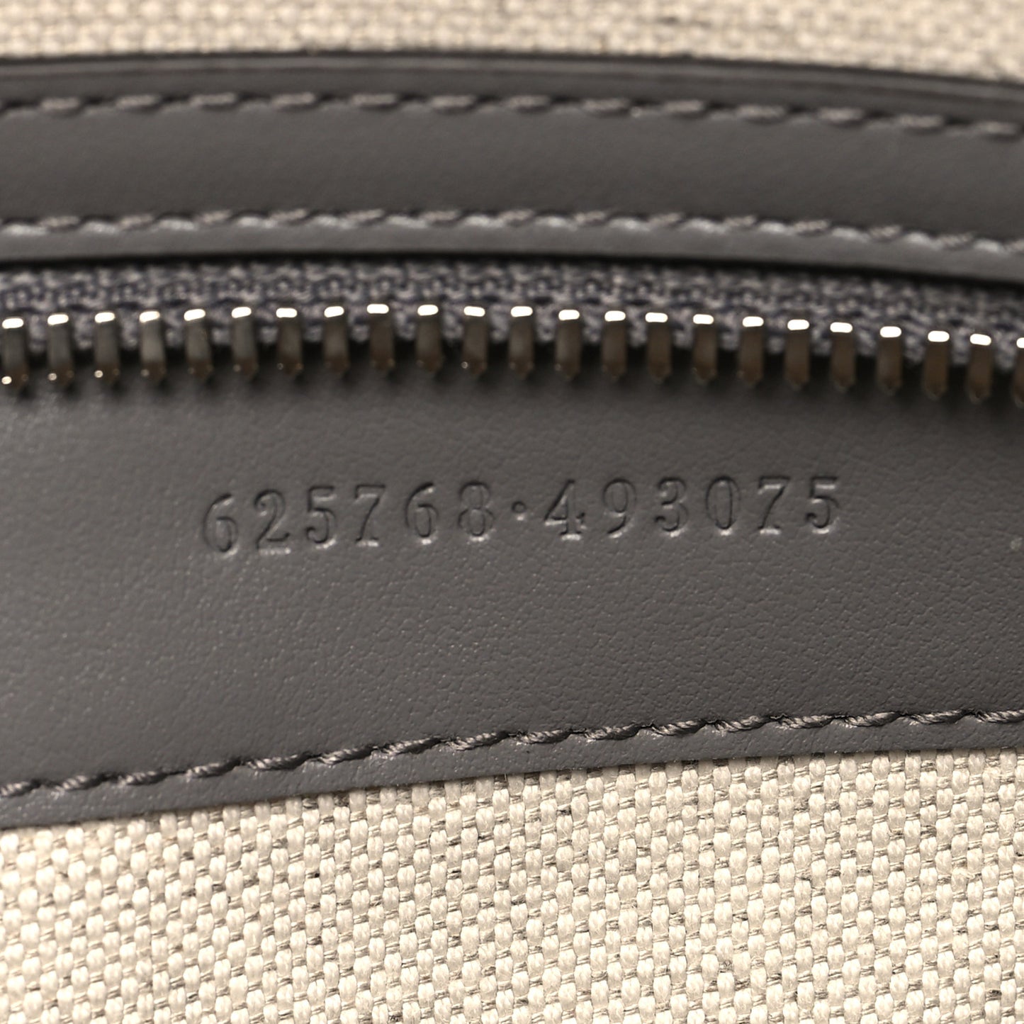 Calfskin GG Tennis Embossed Duffle Bag Grey