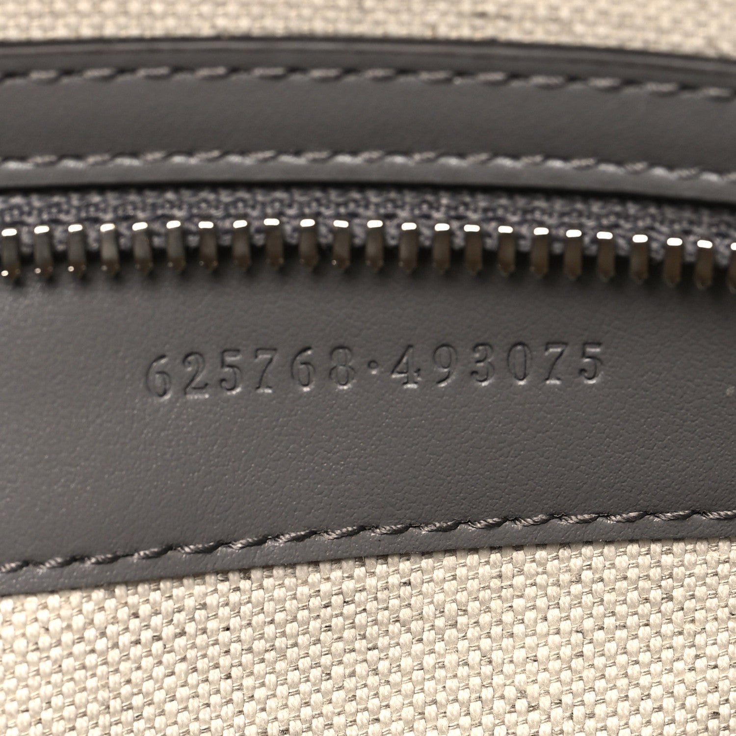 Gucci Calfskin GG Tennis Embossed Duffle Bag Grey 6 of 12