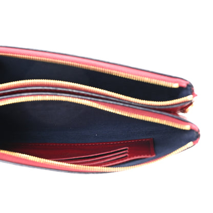 Louis Vuitton Empreinte Double Zip Pochette Cherry Berry 5 of 10