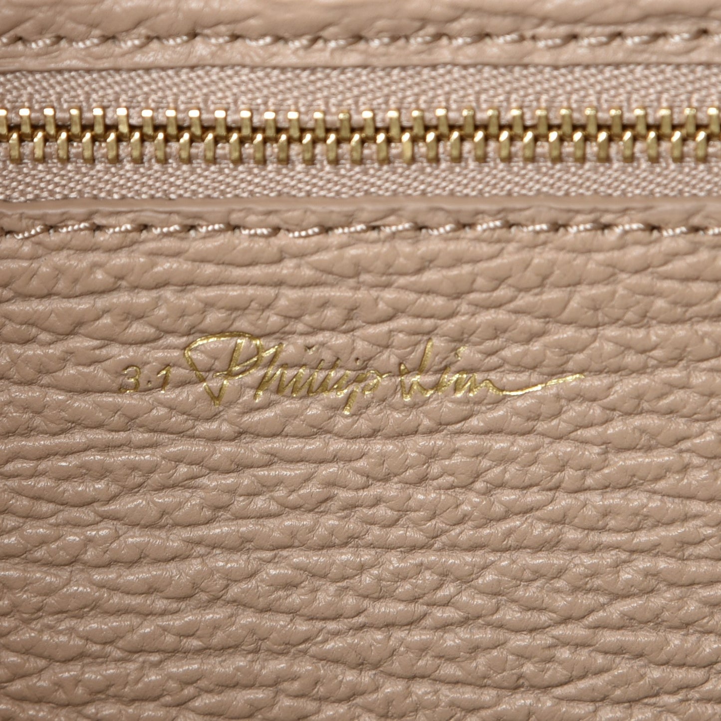 3.1 Textured Calfskin Mini Pashli Satchel Cashew
