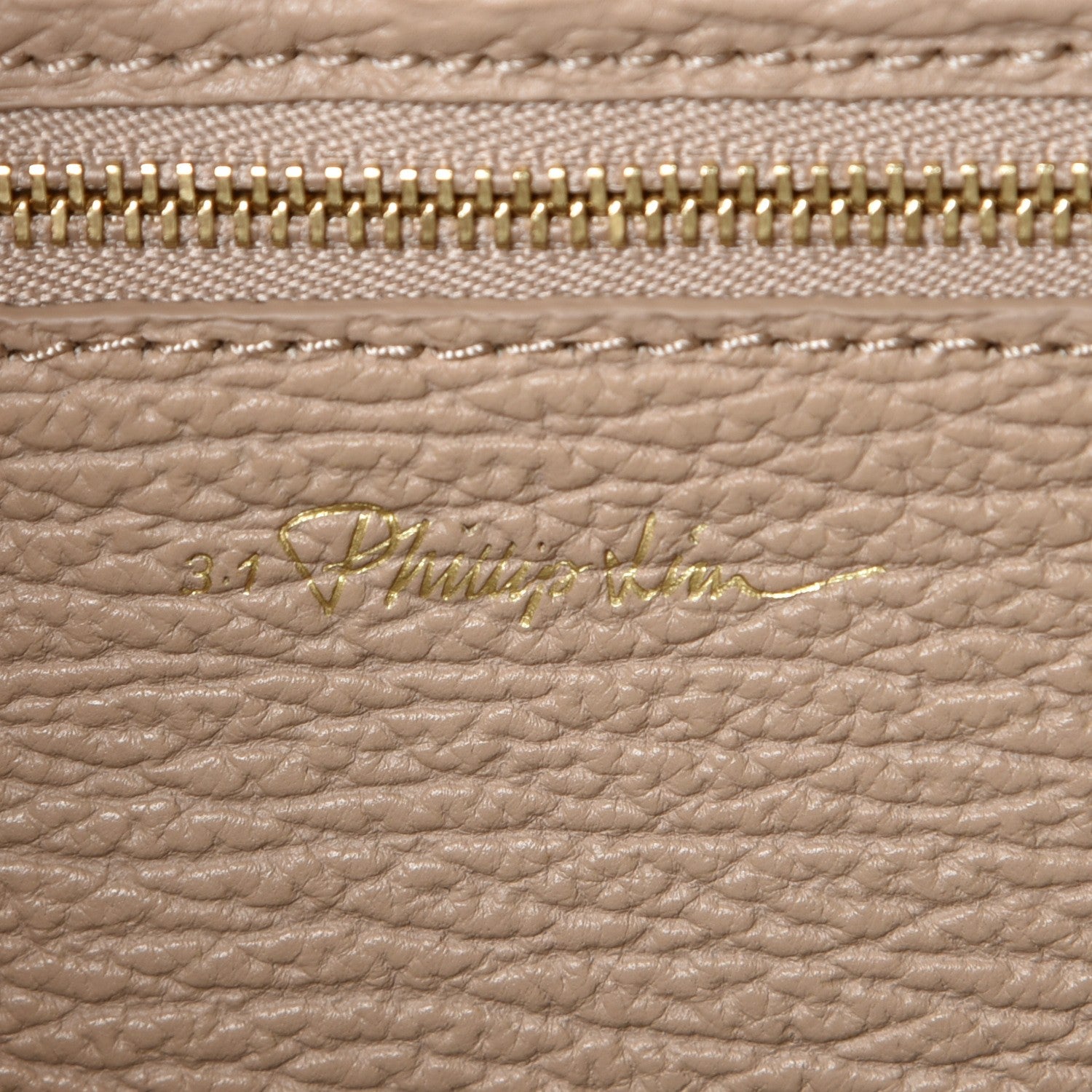3.1 Phillip Lim 3.1 Textured Calfskin Mini Pashli Satchel Cashew 7 of 8