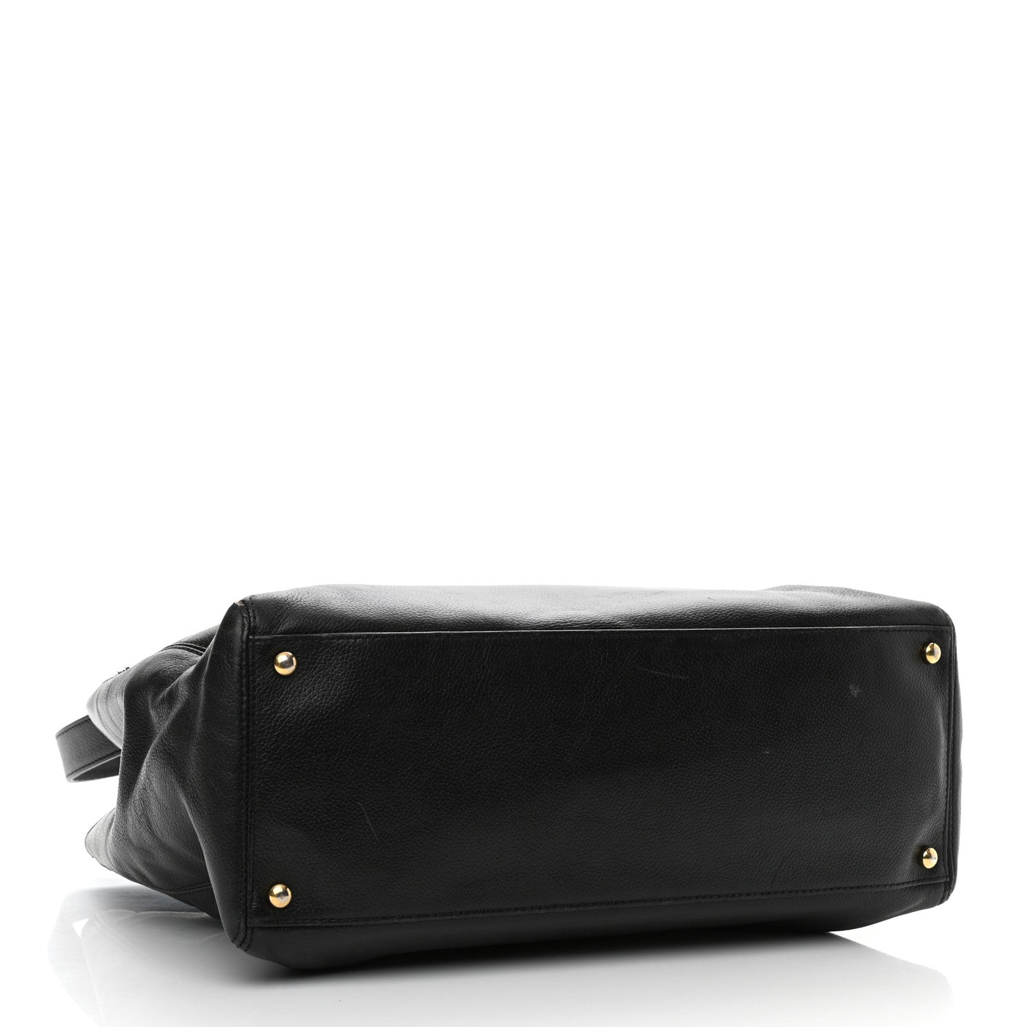 Chanel Calfskin Cerf Executive Shopper Tote Black 4 of 15