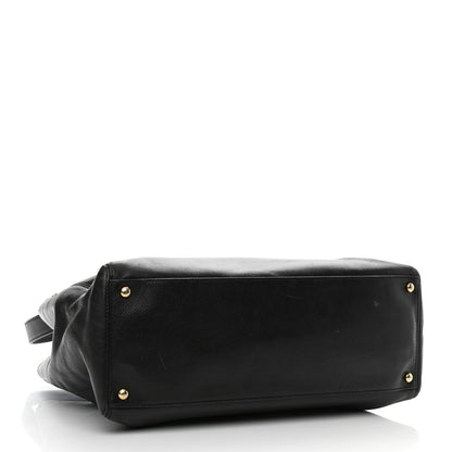 Chanel Calfskin Cerf Executive Shopper Tote Black 4 of 15
