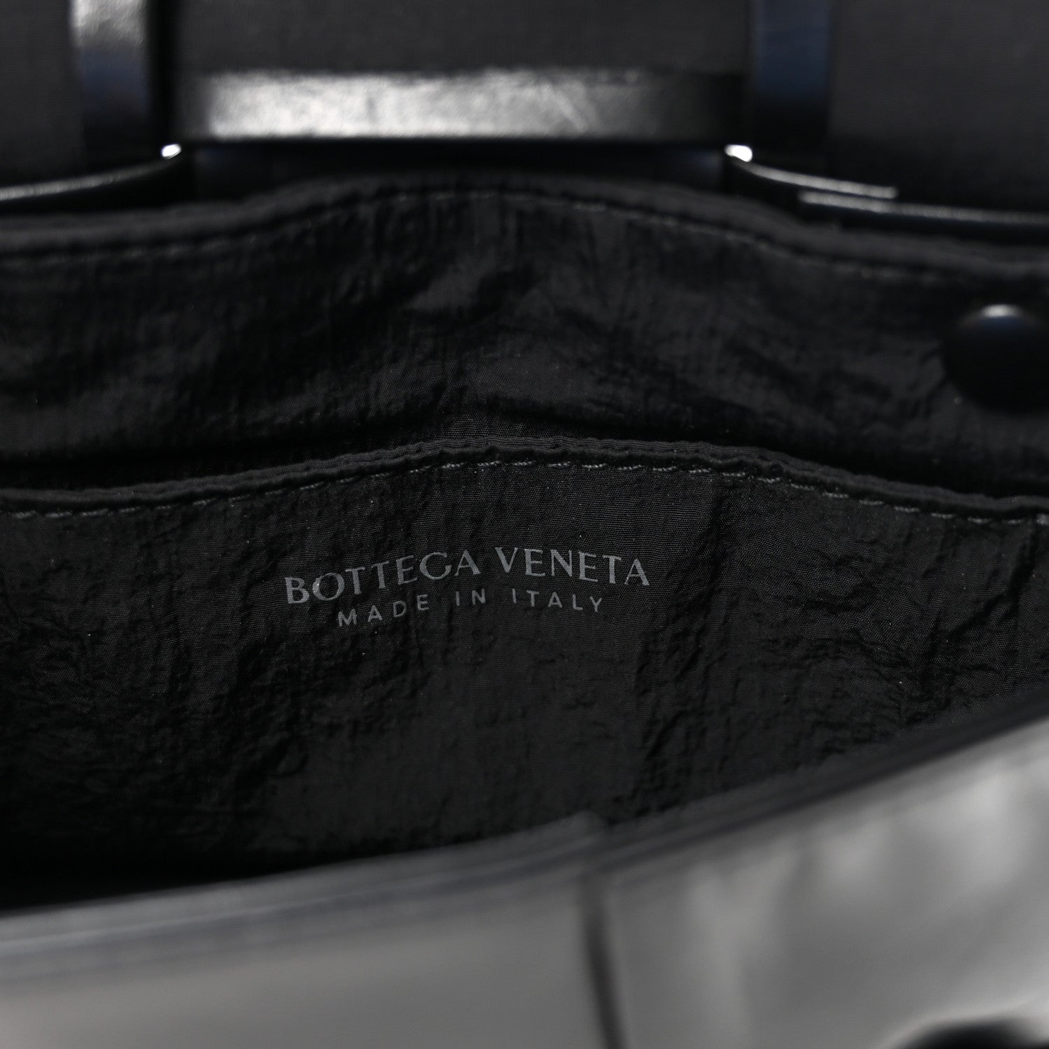 Bottega Veneta Crinkled Lambskin Maxi Intrecciato Extra Mini Cassette Crossbody Bag Black 6 of 9