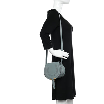 Chloe Grained Calfskin Small Marcie Saddle Bag Fresh Mint 2 of 11