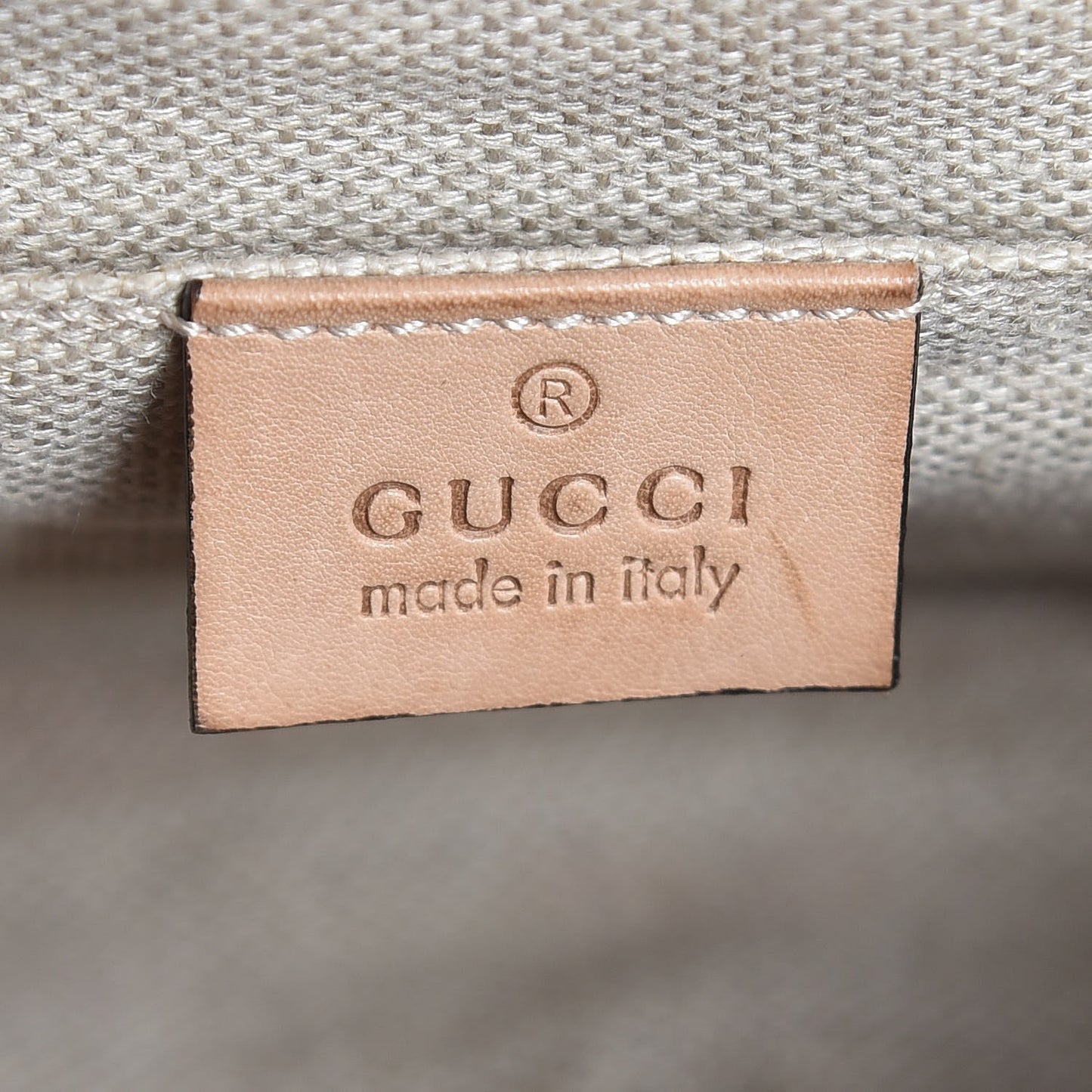 Calfskin Small Snaffle Bit Shoulder Bag Beige