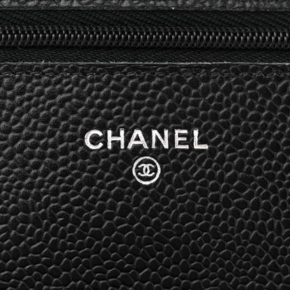 Chanel Caviar Quilted Wallet on Chain WOC Black 6 of 13