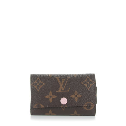 Louis Vuitton Monogram Multicles 6 Key Holder Rose Ballerine 1 of 9