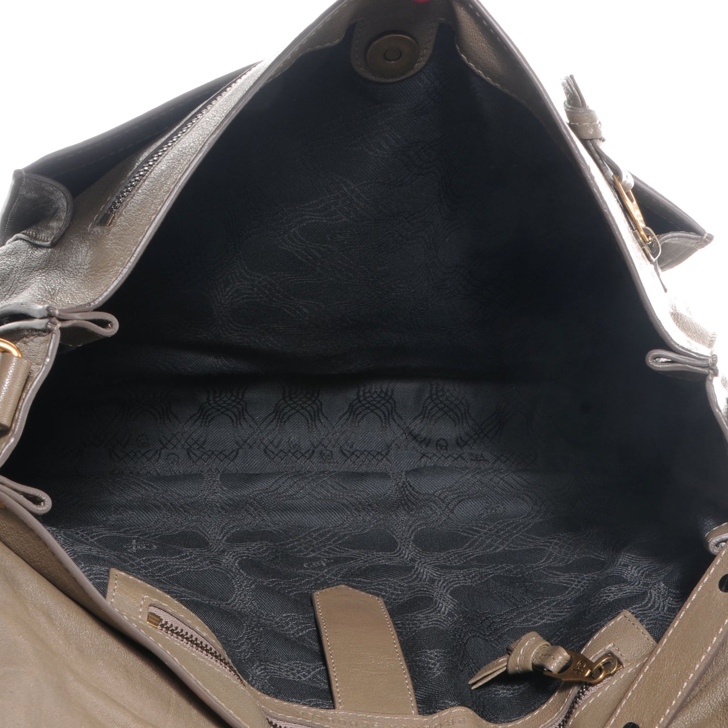Lambskin PS1 Large Satchel Smoke