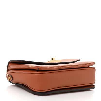 Louis Vuitton Grained Calfskin Lockme Oxford Cognac 4 of 10